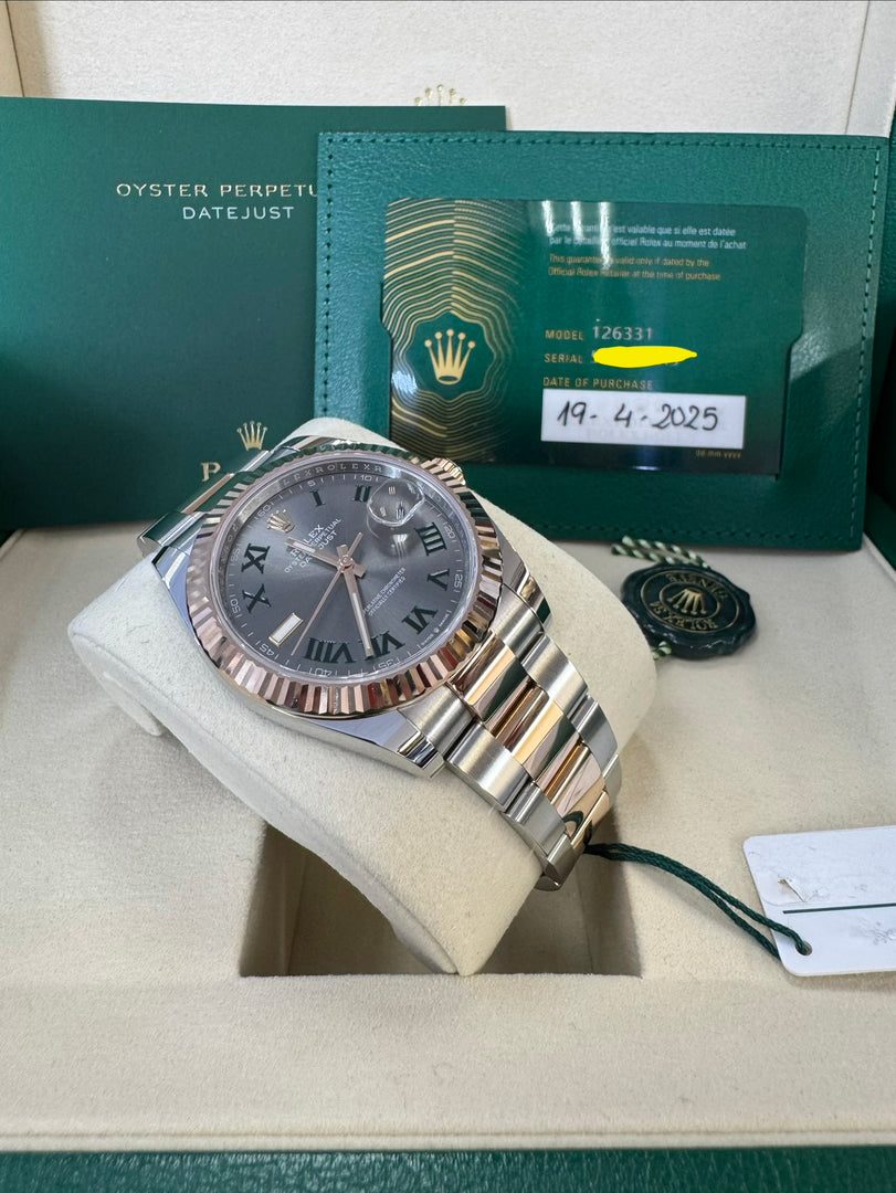 Rolex Datejust 41 Wimbeldon Dial 126331 2025 Oyster