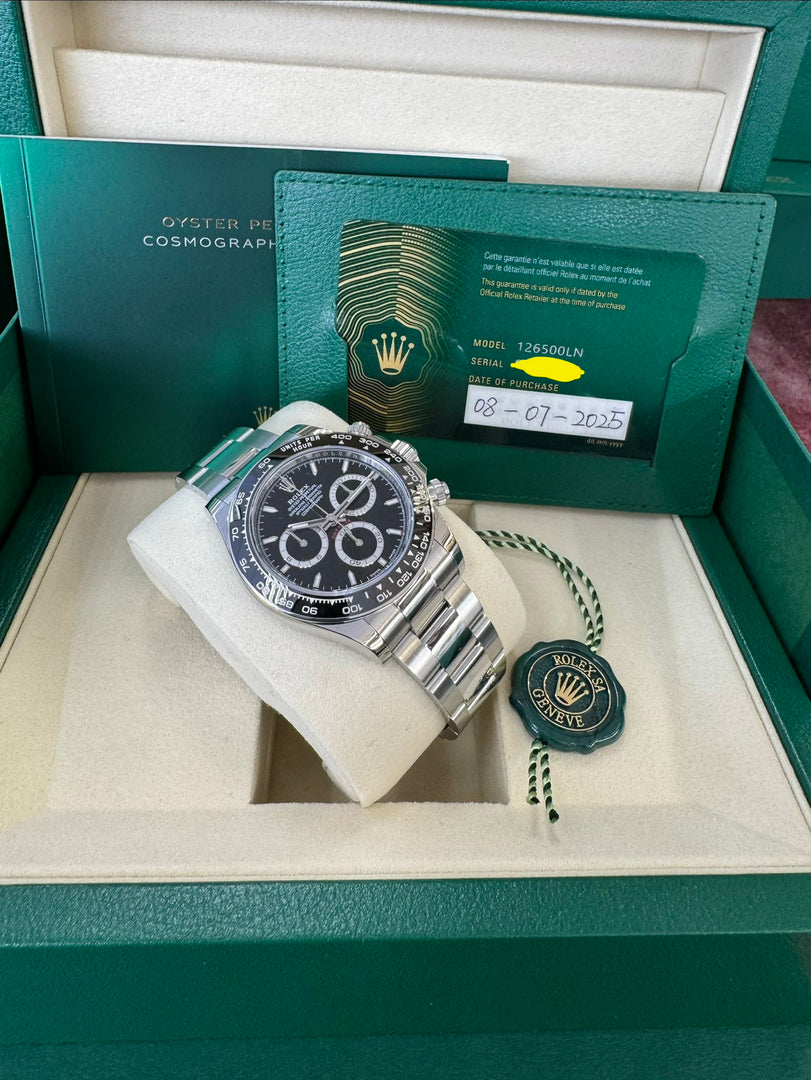Rolex Daytona 126500LN 2025 "Darth Vader" New