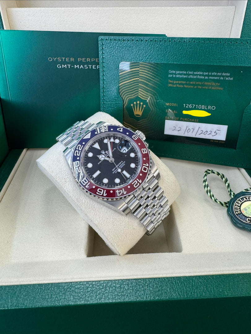 Rolex GMT-Master II "Pepsi" 2025 126710BLRO Jubilee