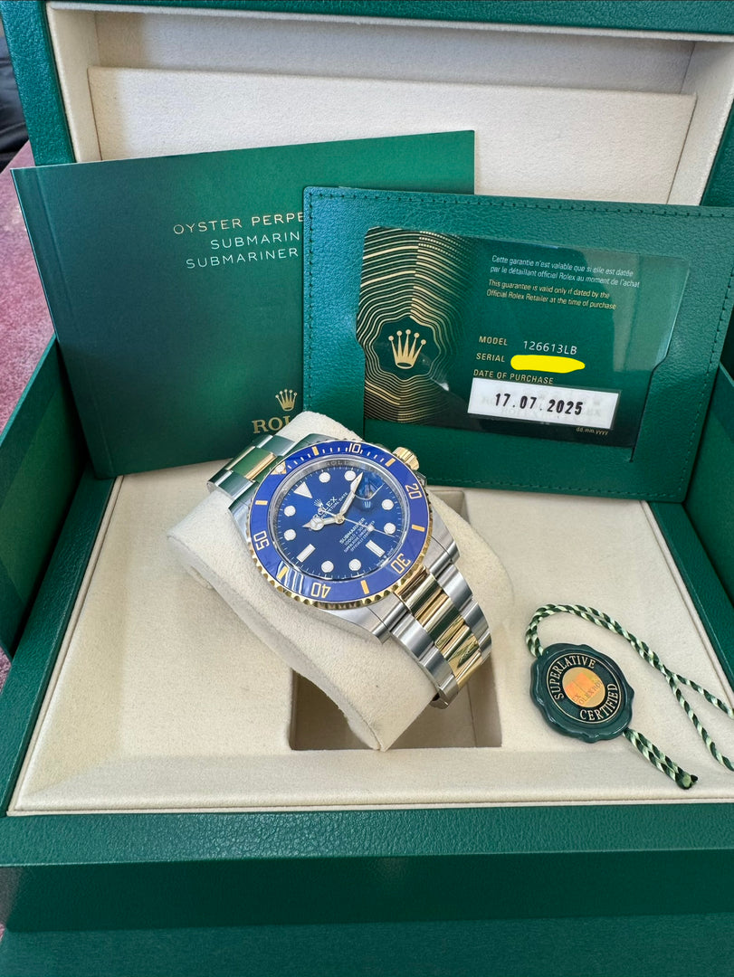 Rolex Submariner Date 41mm 126613LB 2025 "Bluesy"