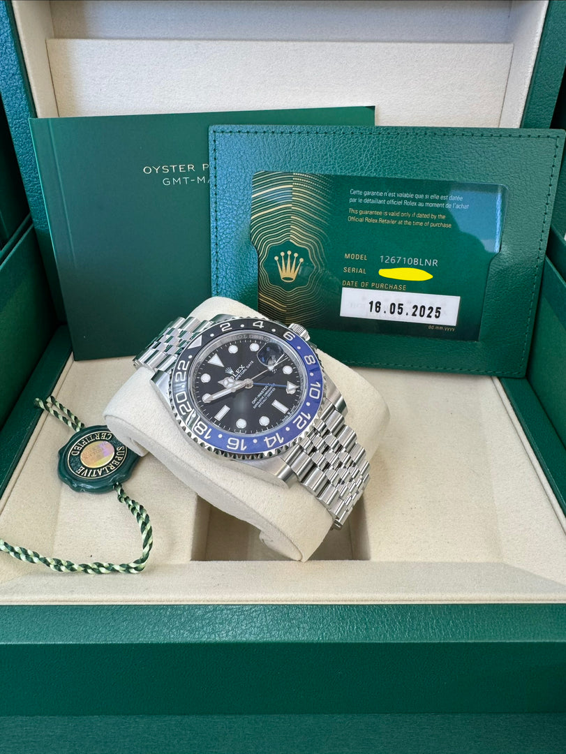 Rolex GMT-Master II "BatGirl" 2025 126710BLNR Jubilee