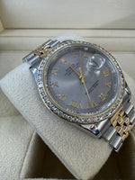 Load image into Gallery viewer, Rolex Datejust 36mm 16203 36mm Grey Roman Jubilee