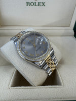 Load image into Gallery viewer, Rolex Datejust 36mm 16203 36mm Grey Roman Jubilee