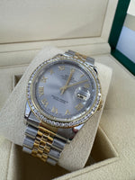 Load image into Gallery viewer, Rolex Datejust 36mm 16203 36mm Grey Roman Jubilee