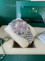 Load image into Gallery viewer, Rolex Datejust 36mm 126234 2024 Pink 6&9 Diamond Dial Jubilee