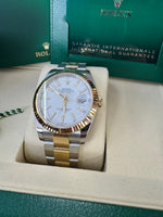 Load image into Gallery viewer, Rolex Datejust 41 White Index Dial 126333 2025 Oyster