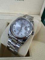 Load image into Gallery viewer, Rolex Datejust 36mm 116200 2015 Silver Roman Dial Oyster