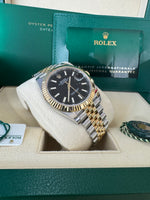 Load image into Gallery viewer, Rolex Datejust 41 Black Index Dial 126333 2024 Jubilee