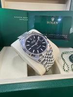 Load image into Gallery viewer, Rolex Datejust 41mm 126334 2025 Black Index Dial Jubilee