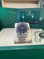 Load image into Gallery viewer, Rolex Datejust 41mm 126334 2025 Black Index Dial Jubilee