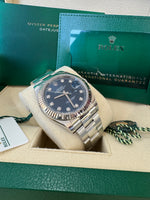 Load image into Gallery viewer, Rolex Datejust 41mm 126334 2021 Blue Diamond Dial Oyster