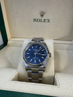 Load image into Gallery viewer, Rolex Datejust 36mm 126234 2020 Blue Dial Oyster