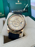 Load image into Gallery viewer, Rolex Sky-Dweller Oyster-Flex 326238 Champagne Dial 2021
