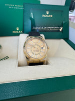 Load image into Gallery viewer, Rolex Sky-Dweller Oyster-Flex 326238 Champagne Dial 2021