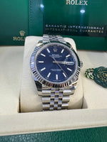 Load image into Gallery viewer, Rolex Datejust 41mm 126334 2025 Blue Index Dial Jubilee