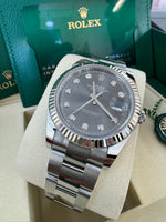 Load image into Gallery viewer, Rolex Datejust 41mm 126334 2025 Rhodium Diamond Dial Oyster