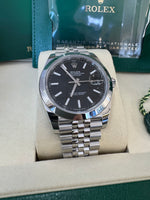 Load image into Gallery viewer, Rolex Datejust 41mm 126300 2025 Black Jubilee