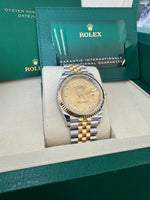 Load image into Gallery viewer, Rolex Datejust 36mm 126233 2026 Champagne Diamond Dial