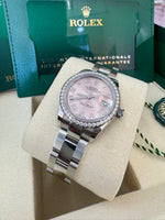 Load image into Gallery viewer, Rolex Datejust 28mm 279384RBR 2024 Pink Roman Dial Oyster