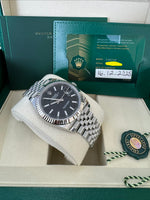 Load image into Gallery viewer, Rolex Datejust 41mm 126334 2025 Black Index Dial Jubilee