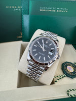 Load image into Gallery viewer, Rolex Datejust 41mm 126334 2025 Black Index Dial Jubilee