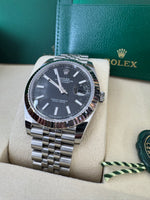 Load image into Gallery viewer, Rolex Datejust 41mm 126334 2025 Black Index Dial Jubilee