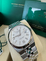 Load image into Gallery viewer, Rolex Land-Dweller 40mm 127334 2026 Silver Honeycomb Dial