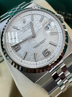 Load image into Gallery viewer, Rolex Land-Dweller 40mm 127334 2026 Silver Honeycomb Dial