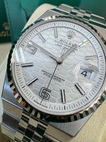 Load image into Gallery viewer, Rolex Land-Dweller 40mm 127334 2026 Silver Honeycomb Dial
