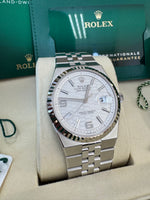 Load image into Gallery viewer, Rolex Land-Dweller 40mm 127334 2026 Silver Honeycomb Dial