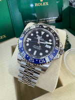 Load image into Gallery viewer, Rolex GMT-Master II "BatGirl" 2026 126710BLNR Jubilee Full Stickers