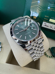 Rolex Datejust 41mm 126300 2025 Green Jubilee