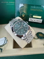 Load image into Gallery viewer, Rolex Datejust 41mm 126300 2025 Green Jubilee