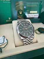 Load image into Gallery viewer, Rolex Datejust 41mm 126300 2025 Green Jubilee