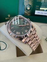 Load image into Gallery viewer, Rolex Day-Date 40 Olive Dial 228235 2026 (60th Anniversary)