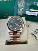 Load image into Gallery viewer, Rolex Day-Date 40 Olive Dial 228235 2026 (60th Anniversary)