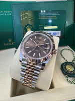 Load image into Gallery viewer, Rolex Datejust 41 Chocolate Dial 126331 2026 Jubilee