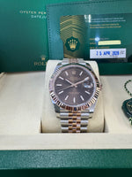 Load image into Gallery viewer, Rolex Datejust 41 Chocolate Dial 126331 2026 Jubilee