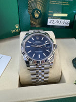 Load image into Gallery viewer, Rolex Datejust 41mm 126334 2026 Blue Index Dial Jubilee