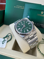 Load image into Gallery viewer, Rolex Oyster Perpetual 41mm 2026 Green Dial 134300