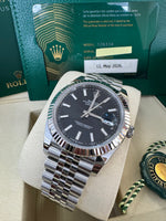 Load image into Gallery viewer, Rolex Datejust 41mm 126334 2026 Black Index Dial Jubilee