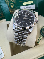 Load image into Gallery viewer, Rolex Datejust 41mm 126334 2026 Black Index Dial Jubilee