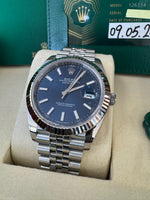 Load image into Gallery viewer, Rolex Datejust 41mm 126334 2026 Blue Index Dial Jubilee