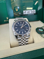 Load image into Gallery viewer, Rolex Datejust 41mm 126334 2026 Blue Index Dial Jubilee