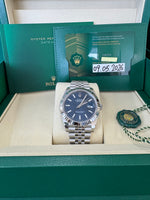 Load image into Gallery viewer, Rolex Datejust 41mm 126334 2026 Blue Index Dial Jubilee