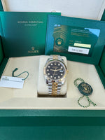 Load image into Gallery viewer, Rolex Datejust 41 Black Diamond Dial 126333 2023 Jubilee