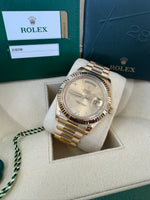 Load image into Gallery viewer, Rolex Day-Date 41mm 2015 Champagne Roman Dial 218238