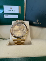 Load image into Gallery viewer, Rolex Day-Date 41mm 2015 Champagne Roman Dial 218238