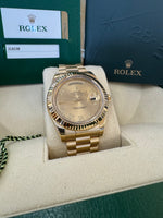 Load image into Gallery viewer, Rolex Day-Date 41mm 2015 Champagne Roman Dial 218238