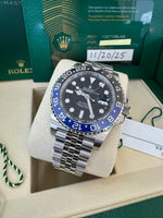 Load image into Gallery viewer, Rolex GMT-Master II "BatGirl" 2025 126710BLNR Jubilee